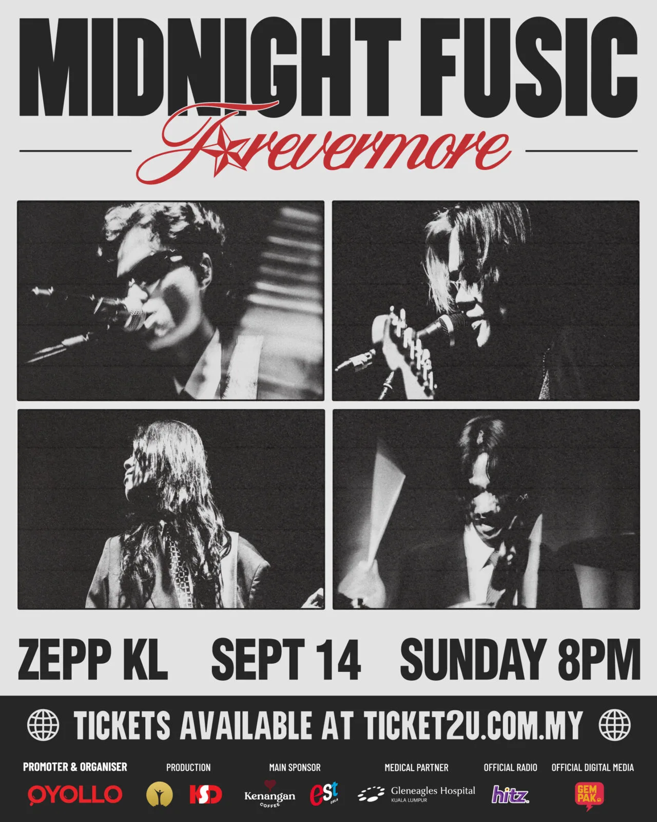 Midnight fusic forevermore live in kuala lumpur 2025 poster