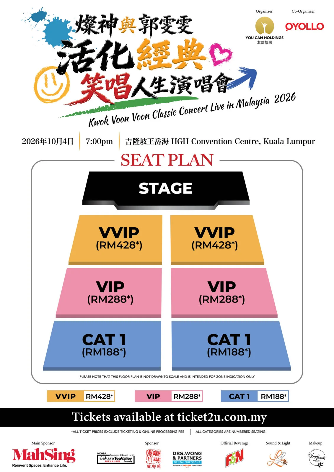 Midnight Fusic Seat Map